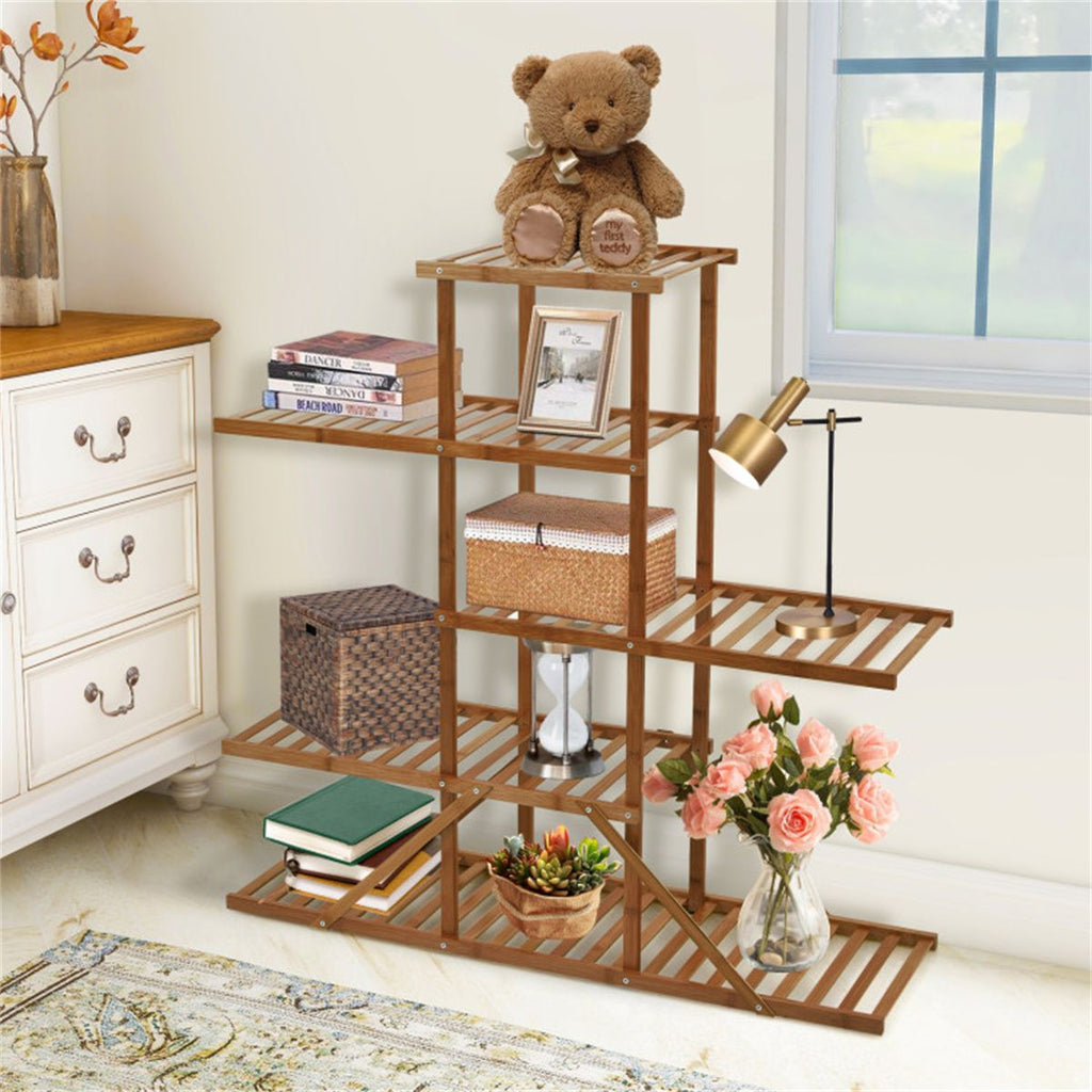 Bamboo Plant Stand 39 Inches X 12.5 Inches X Inches for Living Room