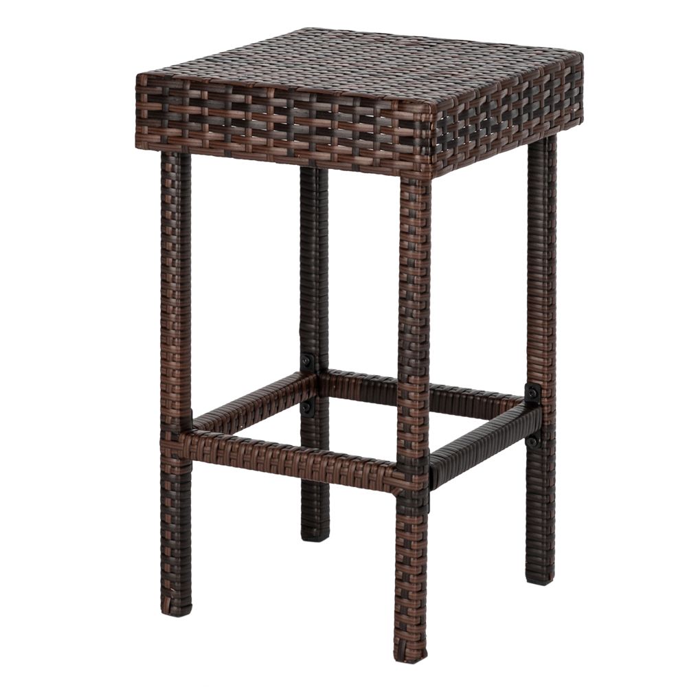 Bar Stool-Table and Chair Set of 4 Brown Gradient(Only 4 bar chairs included)