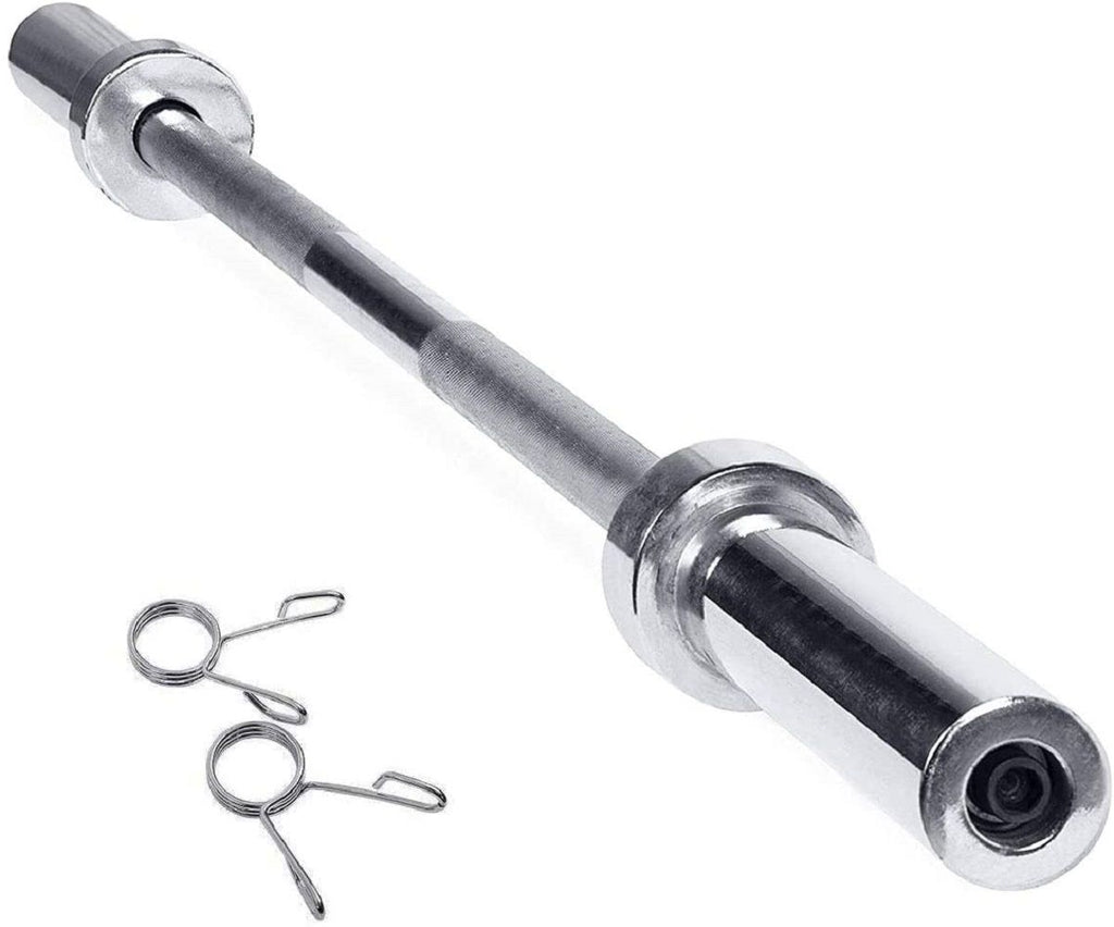 Barbell Bar Plates 4Ft Solid Iron Fitness Weightlifting
