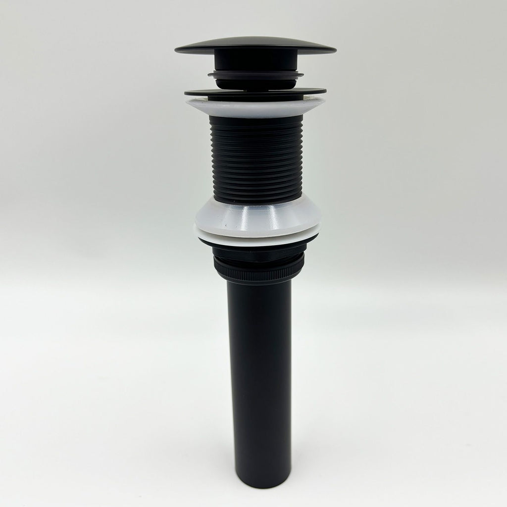 Bathroom Sink Drain without Overflow, Vessel Sink Lavatory Vanity Pop Up Drain Stopper, 304 Stainless Steel