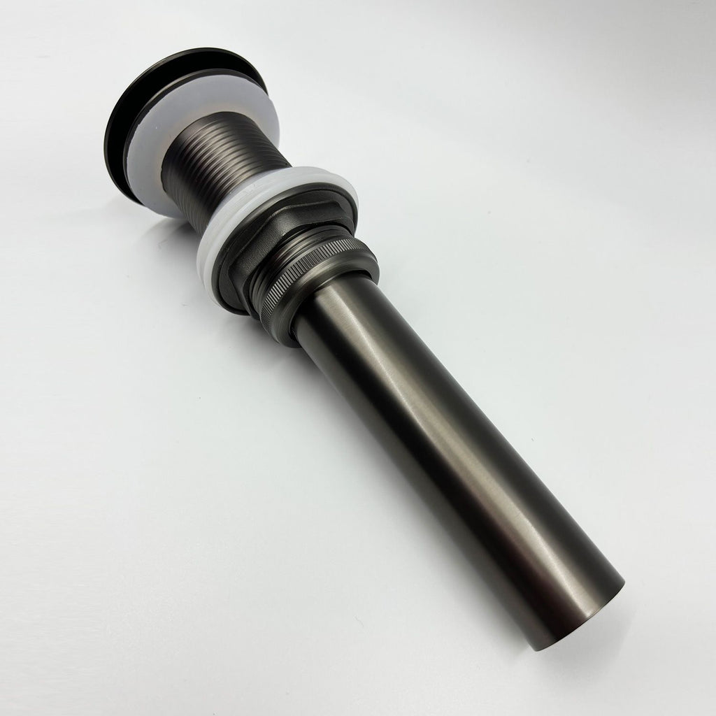 Bathroom Sink Drain without Overflow, Vessel Sink Lavatory Vanity Pop Up Drain Stopper, 304 Stainless Steel
