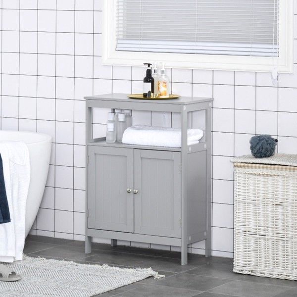 Bathroom Storage Cabinet Grey