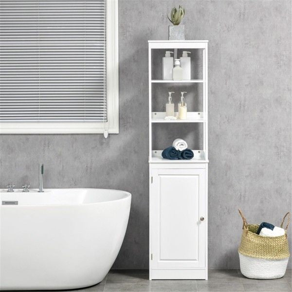 Bathroom Storage Cabinet-White