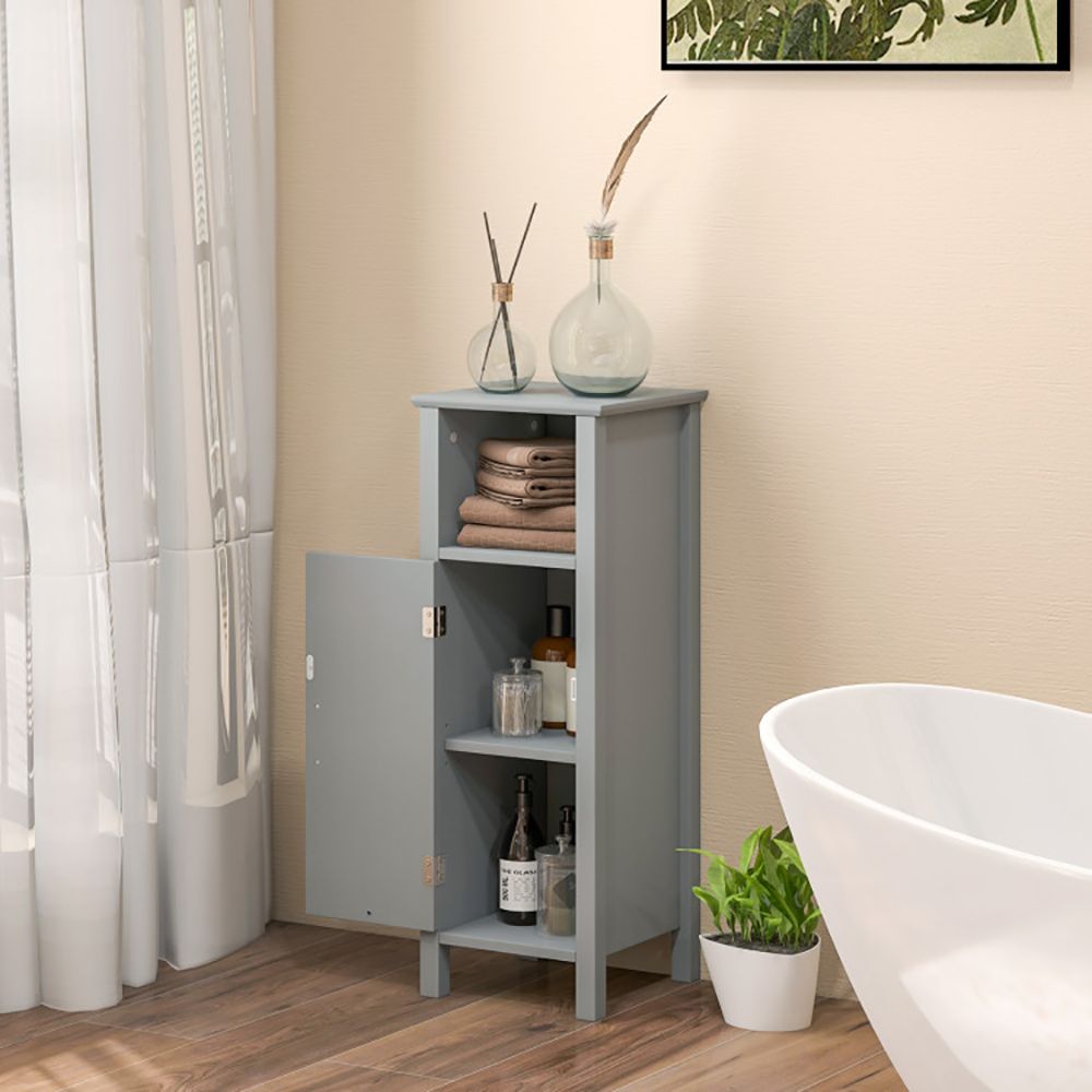 Bathroom Storage Organizer with 2-Tier Cabinet