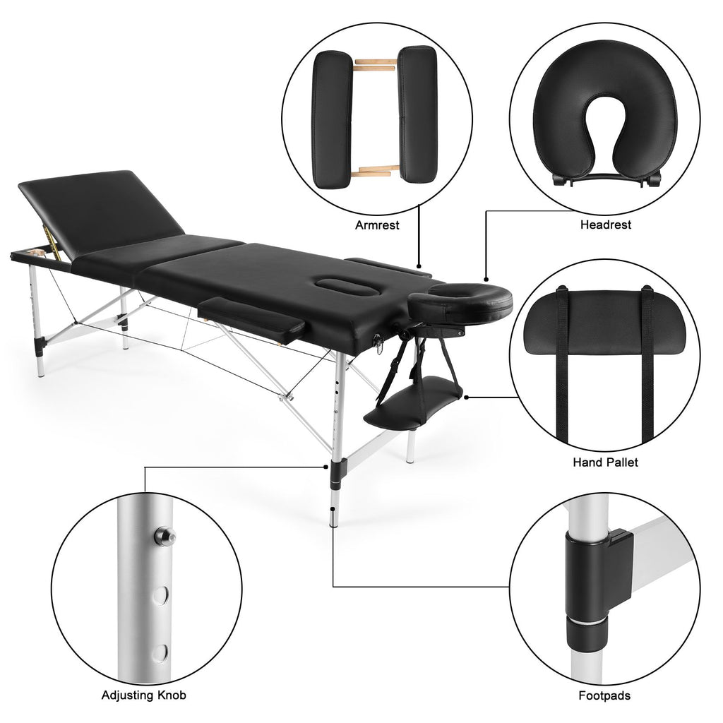 Beauty Bed with Adjustable Knobs