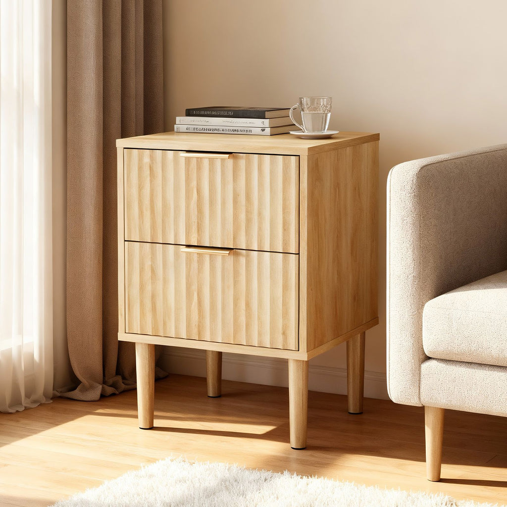 Bedside Table with Easy to Clean 23.62 Inches