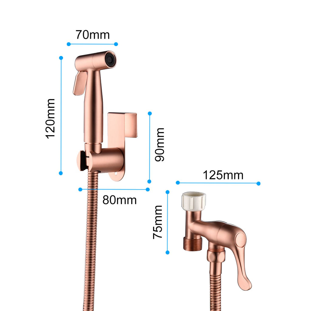 Bidet Sprayer for Toilet, Handheld Cloth Sprayer, Bathroom Sprayer Kit Spray Attachment with Hose, Stainless Steel Easy Install Great Water Pressure for Bathing Pets, Feminine Hygiene