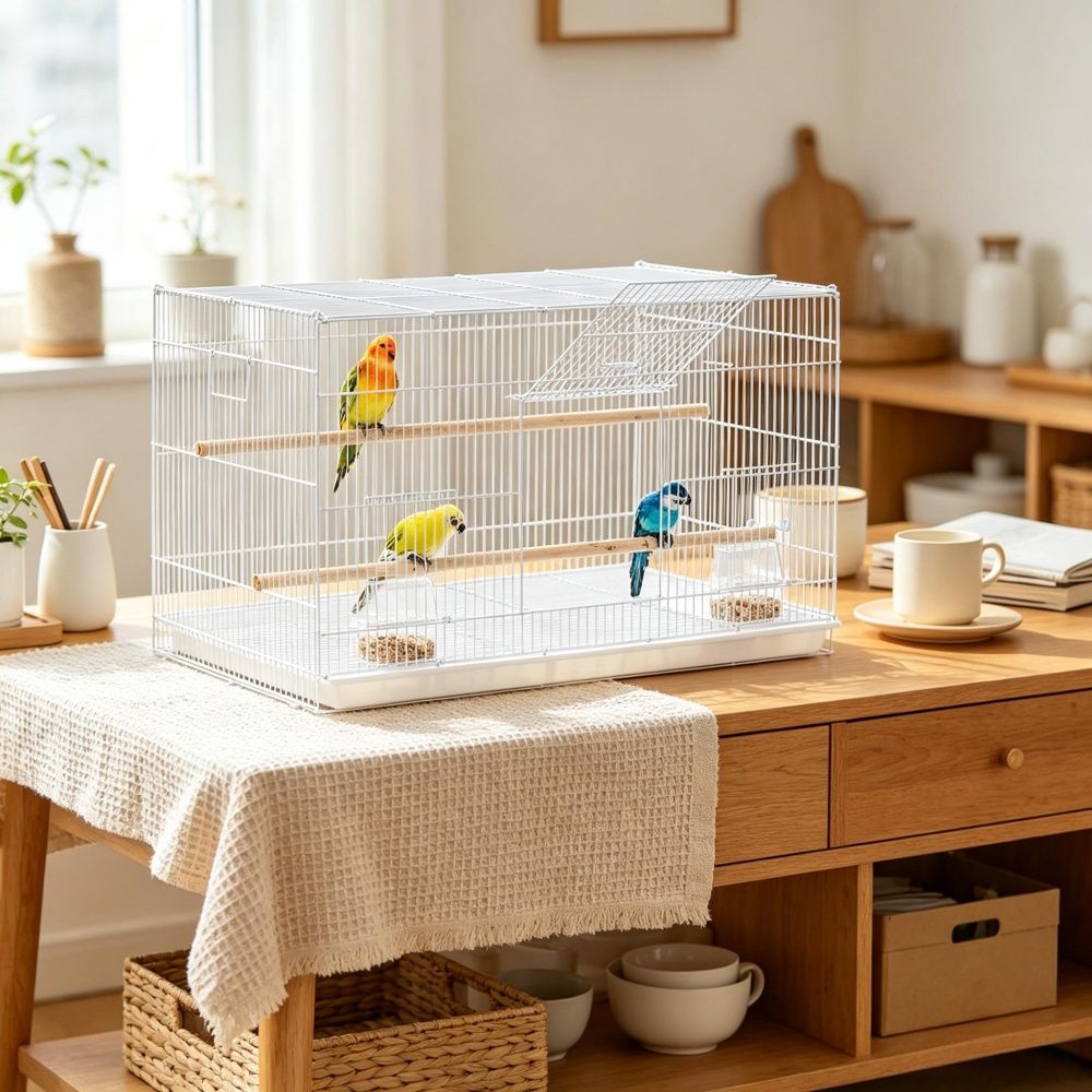 Bird Cage with Easy to Clean