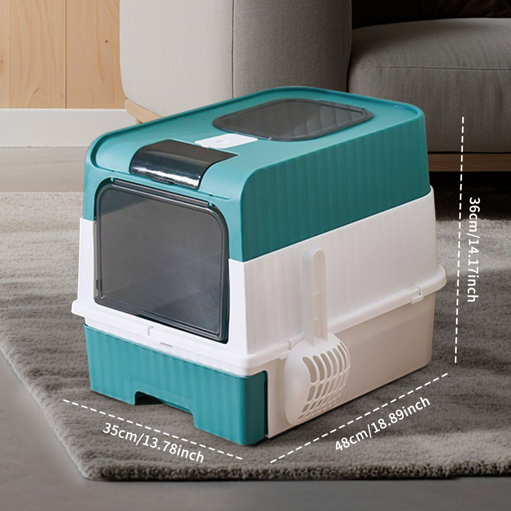 blueMagic Cube Cat litter box - Easy to operate, enjoy a pure life | Easy to clean, silent design, preferred for multi cat families, not shipped on weekends