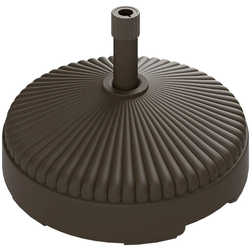 Brown Round Patio Umbrella Base Holder