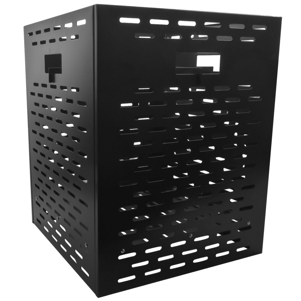 Burn Barrels with Bottom Board for Outside, Thick Burn Case for Yard Waste, Low Smoke Design Incinerator Drum for Paper, Leaves, Trash and Wood (22"*22"*30")