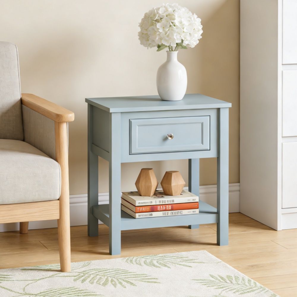 C-Shaped Sofa Side Table