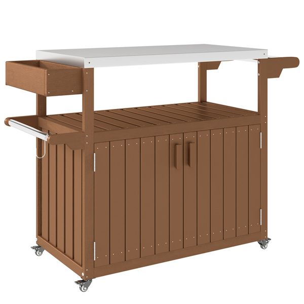 Camping Cart, Grill Cart, Outdoor Bar Cart
