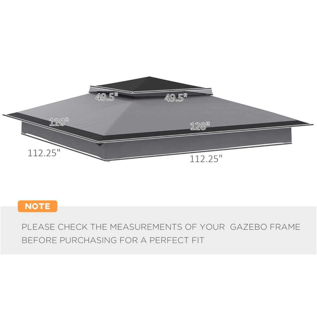 Canopy Top with Easy to Install 128 Inches