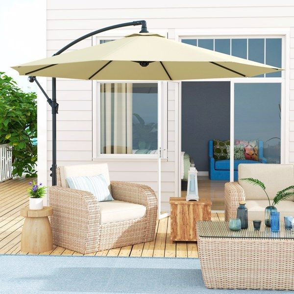 Cantilever Tilt Offset Patio Umbrella ( Amazon Shipping)