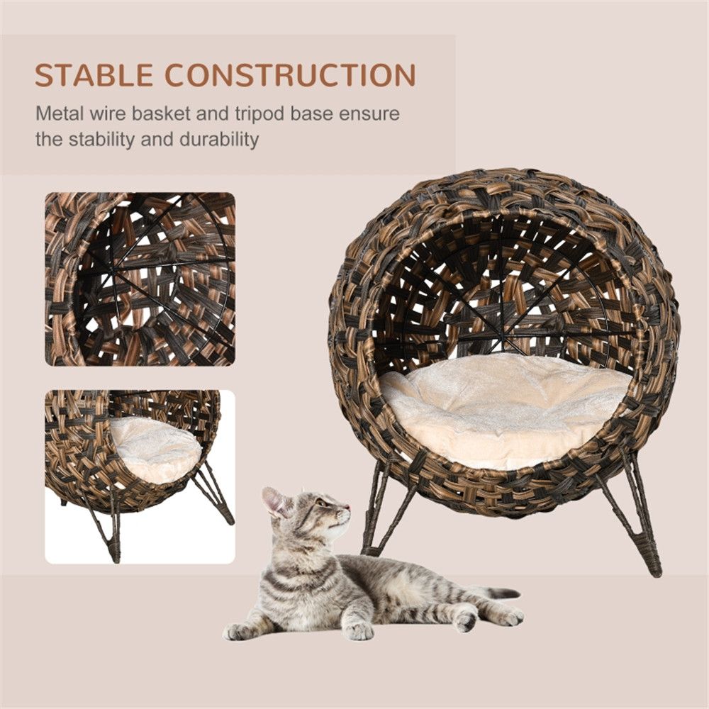 Cat Bed/Cat House -Brown ( Amazon Shipping)(Prohibited by WalMart)