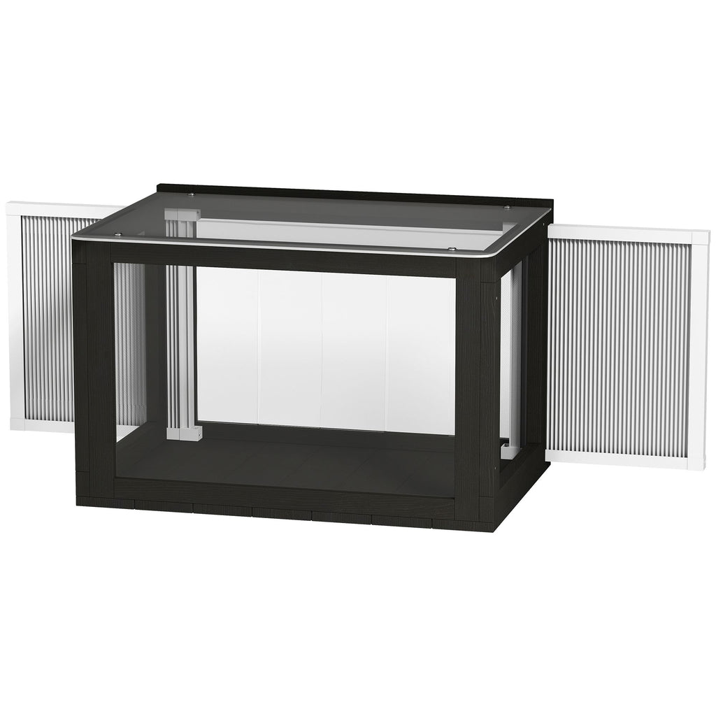 Catio Outdoor Cat Enclosure 25"â€'41" Outdoor Cat House for Sunbathing, Napping & Overlooking