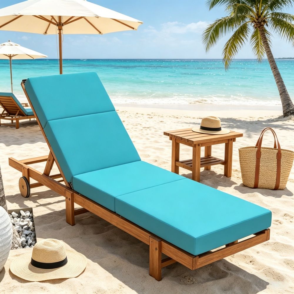 Chaise Lounge Cushion(Only seat cushion)