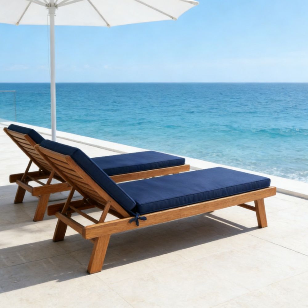 Chaise Lounge Cushion(Only seat cushion)