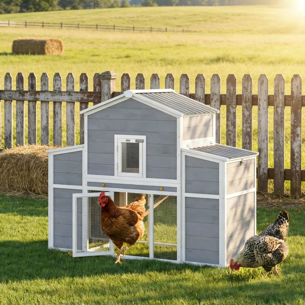 Chicken Coop 66.5 Inches for Outdoor