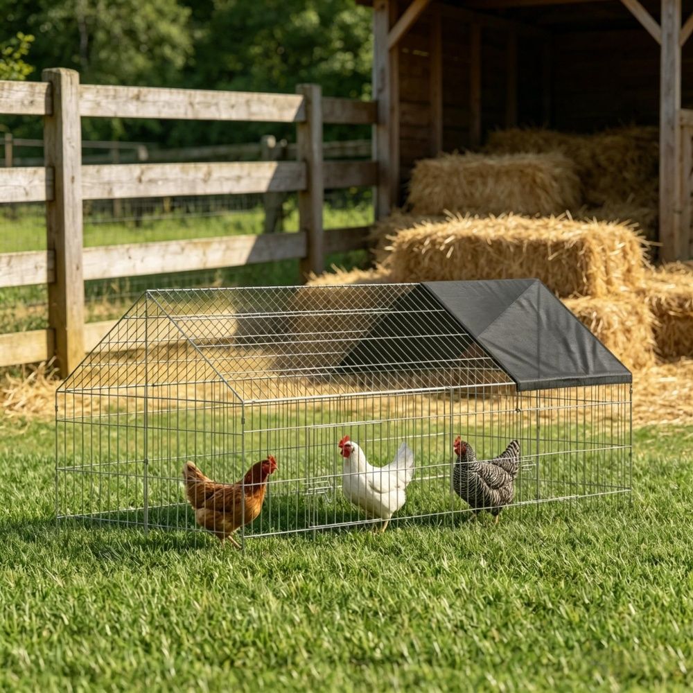 Chicken Coop 70.9 Inches for Outdoor