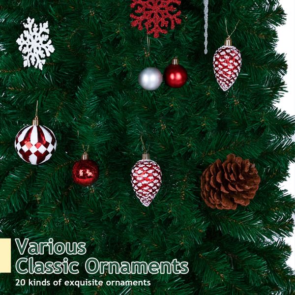 Christmas Artificial Tree Archway Decoration, Realistic PVC Holiday Tree Arch Frame for Outdoor Indoor Room Festival Party Wedding Garden, Arch Top