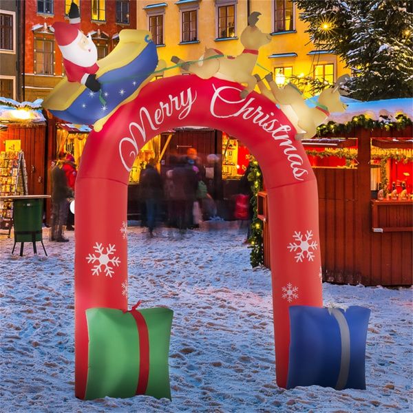 Christmas Inflatable Gingerbread House Archway