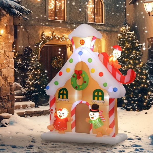 Christmas Inflatable Gingerbread House