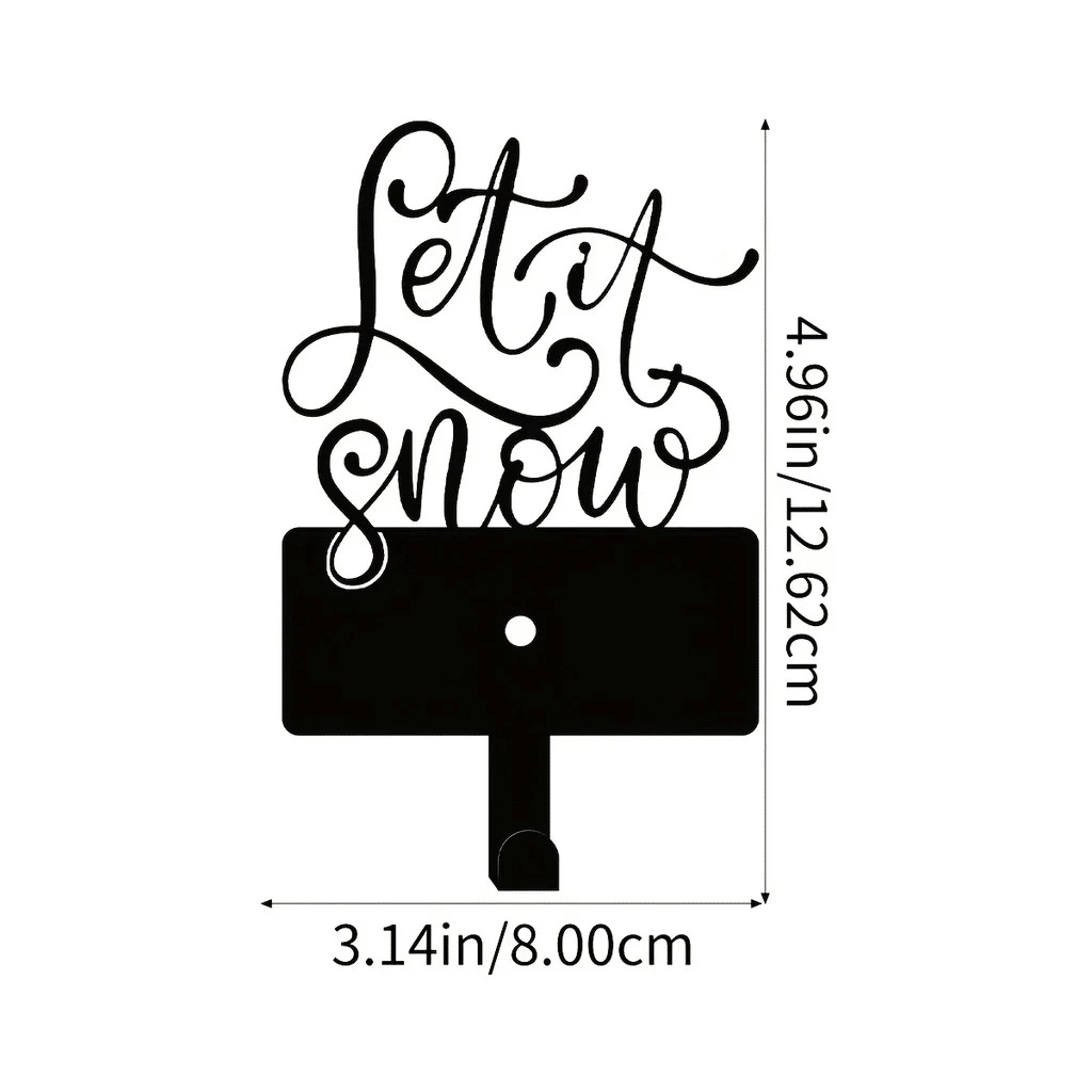 CIFbuy™ 2 pcs Elegant Metal Hooks Multi-Function Key Belt Wall Organizer (TikTok, temu pick-up service)
