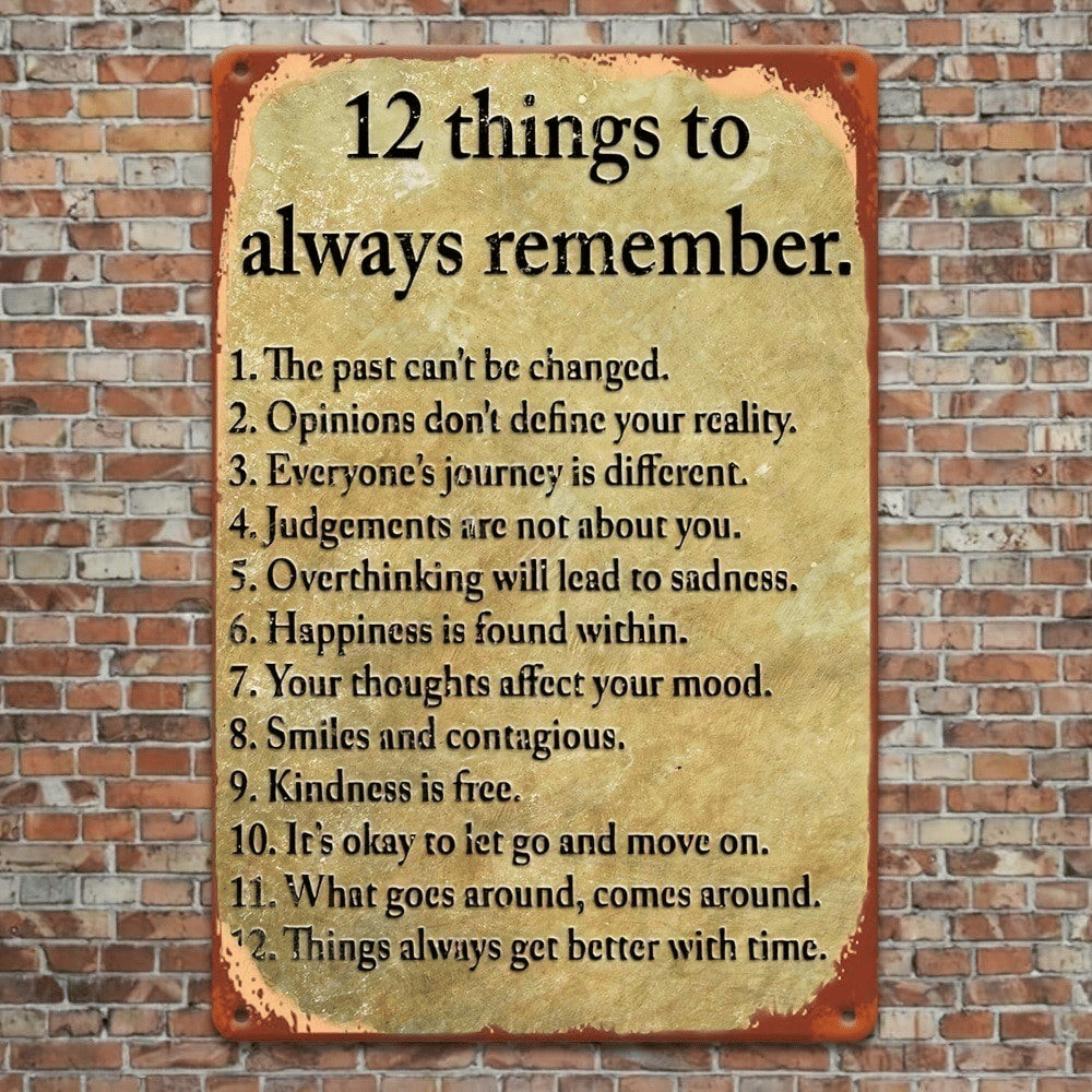 CIFbuy 8x12 Inch ( 20.3x30.5cm ) Vintage Rustic Aluminum Sign Farmhouse for Home (TikTok, temu pick-up service)