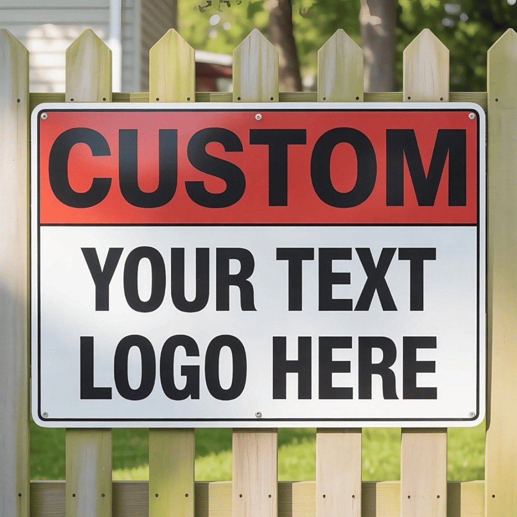 CIFbuy Custom Metal Signs Outdoor Business Home Office Fade Resistant Corrosion Resistant(TikTok, temu pick-up service)