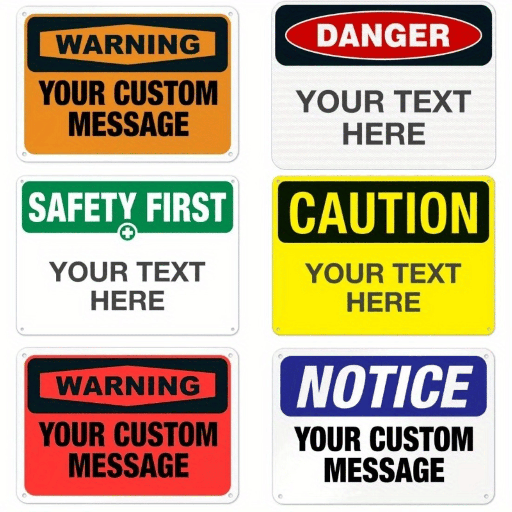 CIFbuy Custom Outdoor Metal Signs with Personalized Design for Home Decor Enhancement (TikTok, temu pick-up service)