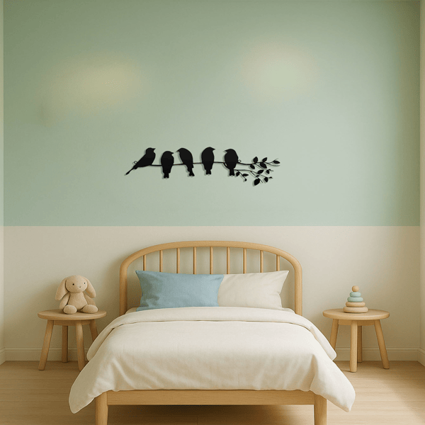 CIFbuy Gothic Raven Wall Art iron Sculpture for Living Room Bedroom Decor Halloween Gift (TikTok, temu pick-up service)