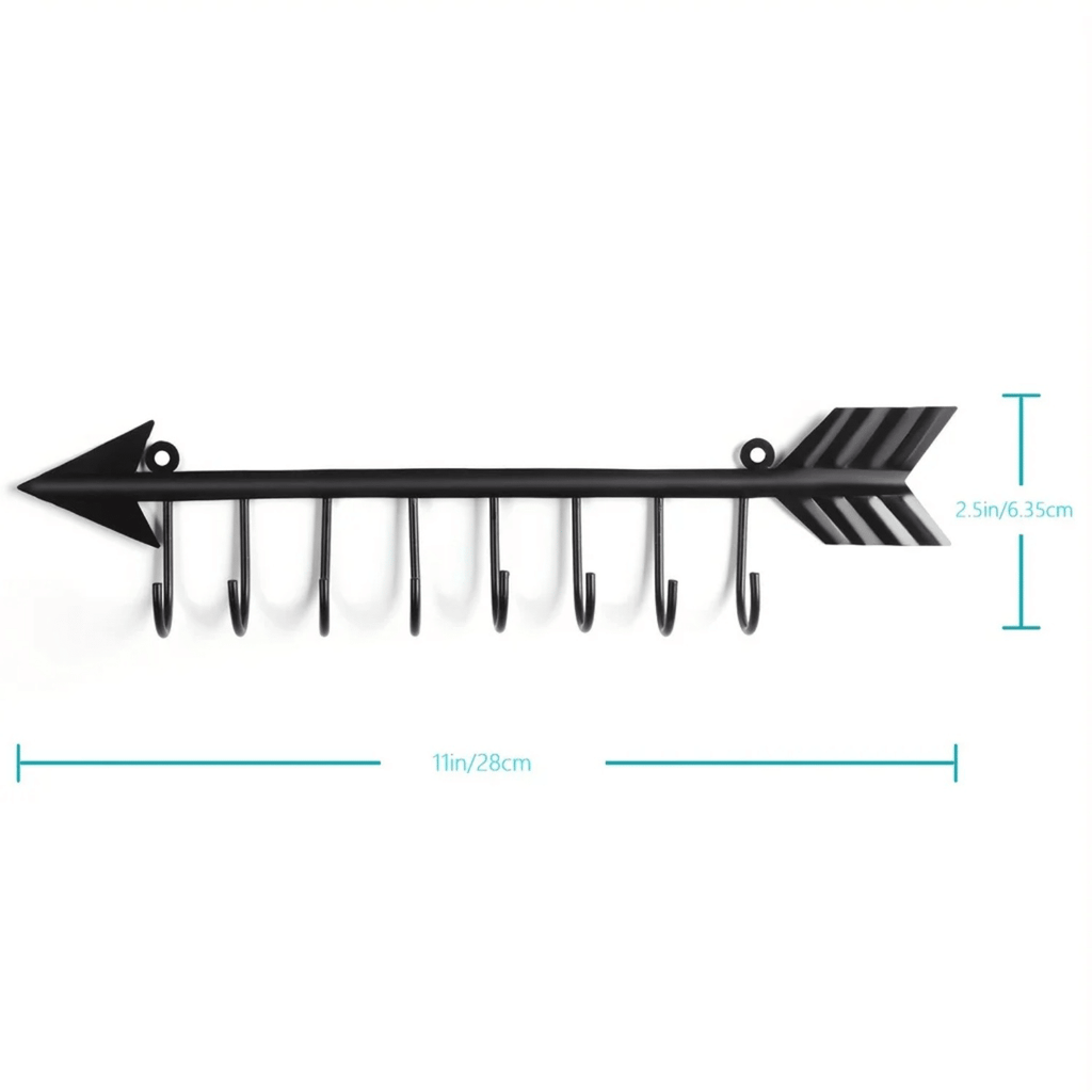 CIFbuy Modern Bow Arrow Wall Hooks Space Saving Entryway Coat Rack Hat Hanger for Hallway Bedroom Organization(TikTok, temu pick-up service)