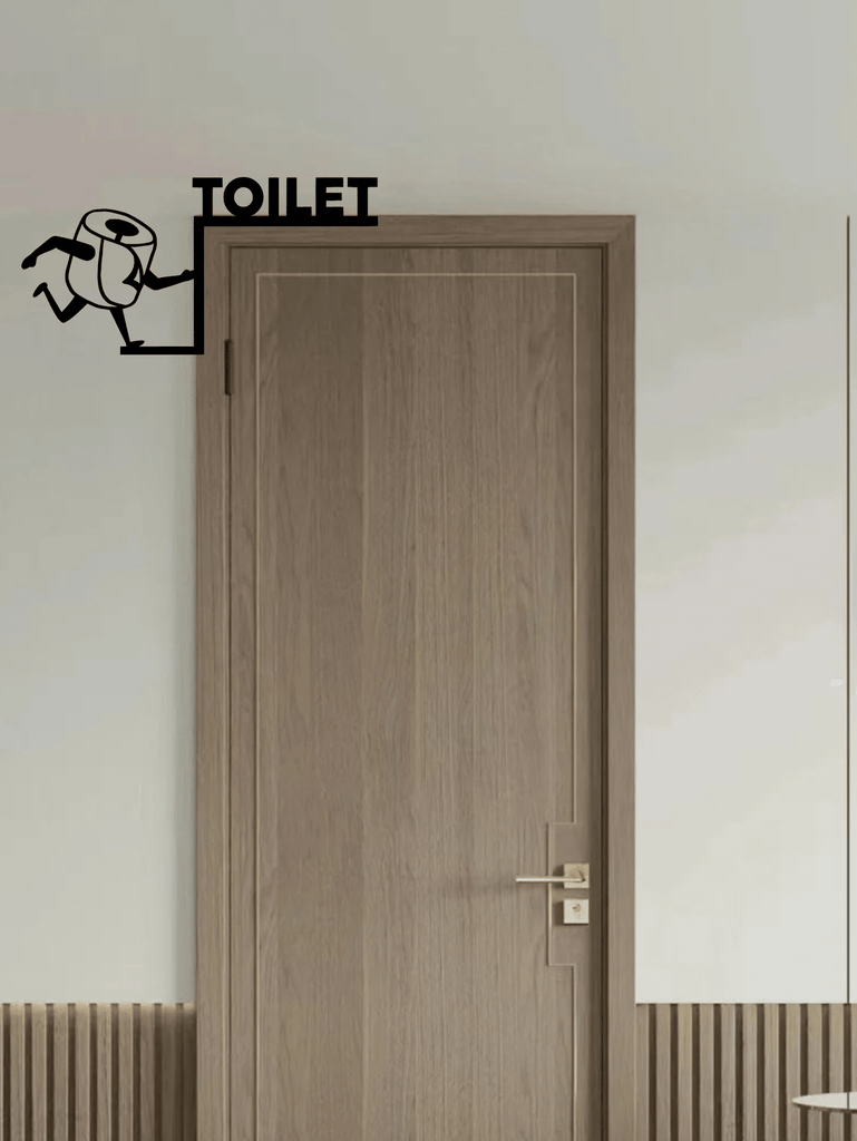 CIFbuy Retro iron Bathroom Wall Art Funny Quote Sign Home Decor Gift(TikTok, temu pick-up service)