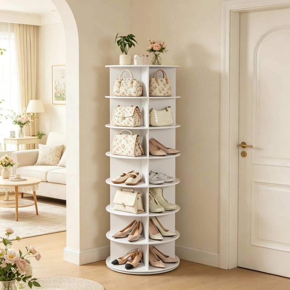Classic Shoe Storage Cabine with 4 Compartments