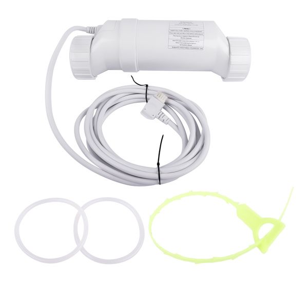 Complete Salt Cell Pool Chlorination System 40K Gallons with 15' Cord W3T-CELL-15