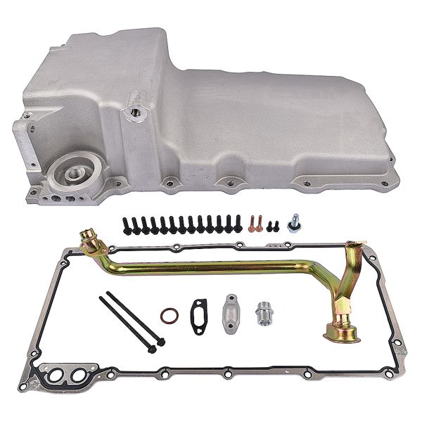 Conversion Swap Oil Pan Low Profile Retrofit Kit Satin LS1 LS2 LS3 LS6 5.3 6.0