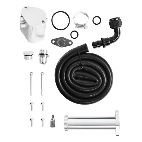 Crankcase Ventilation Reroute Kit 2017-2023 GM L5P 6.6L V8 Duramax MT041019 (Ban sale on Amazon) (No support for unconditional return)
