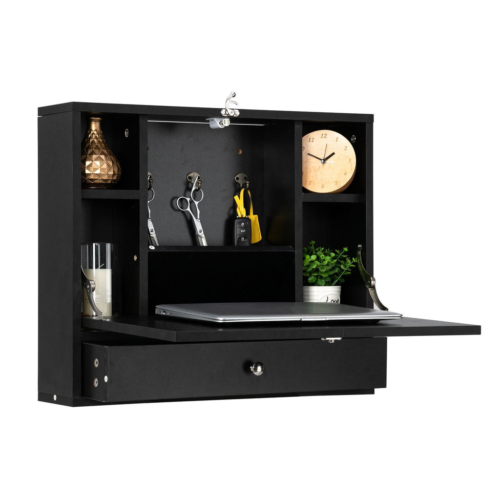 Density Board with Triamine Wall Mounted Computer Desk RT
