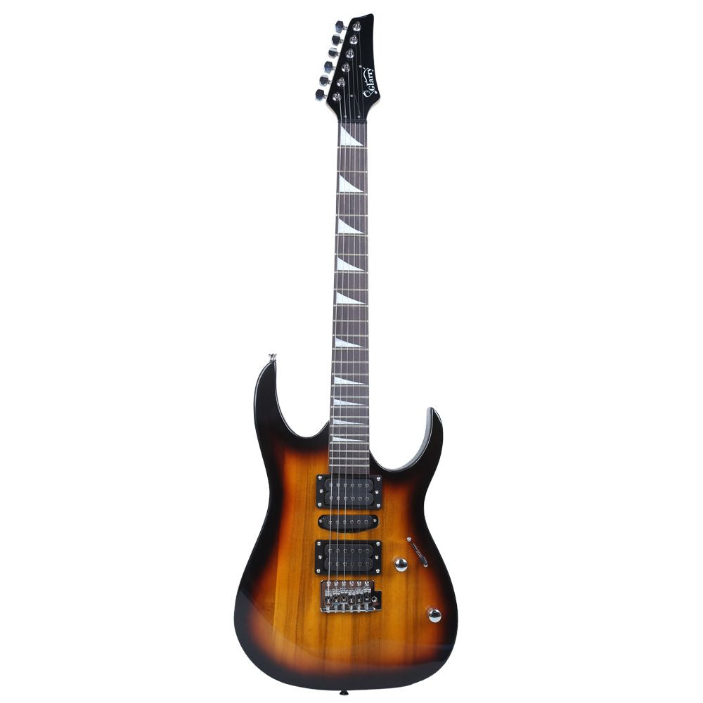[Do Not Sell on Amazon] 170 Model With 20W Electric Guitar Pickup Hsh Pickup Guitar Stereo Bag Harness Picks Rocker Connector Wrench Tool Sunset Color