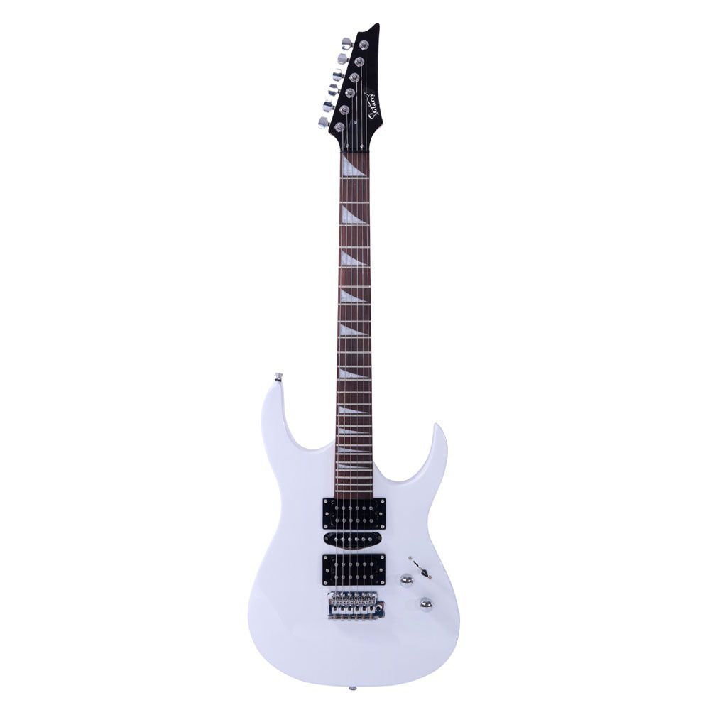 [Do Not Sell on Amazon] 170 Model With 20W Electric Guitar Pickup Hsh Pickup Guitar Stereo Bag Harness Picks Rocker Connector Wrench Tool White