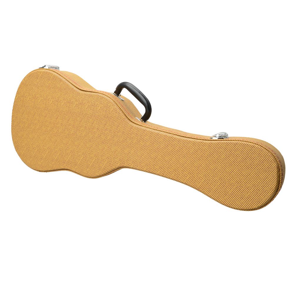 [Do Not Sell on Amazon] 26" Top Grade Tenor Leather Ukulele Case Yellow