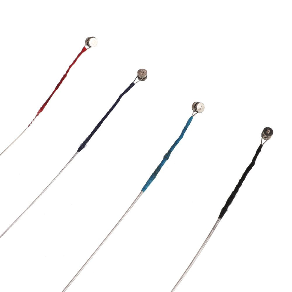 [Do Not Sell on Amazon] 3/4 4/4 Nickel Silver Wound Violin Strings Set Silver