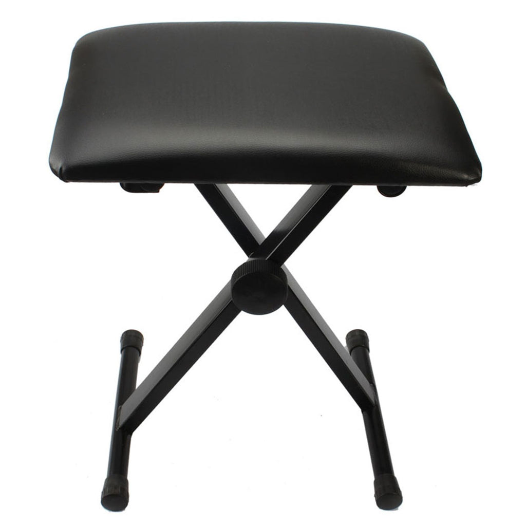 [Do Not Sell on Amazon] Adjustable Folding Piano Bench Stool Seat Black