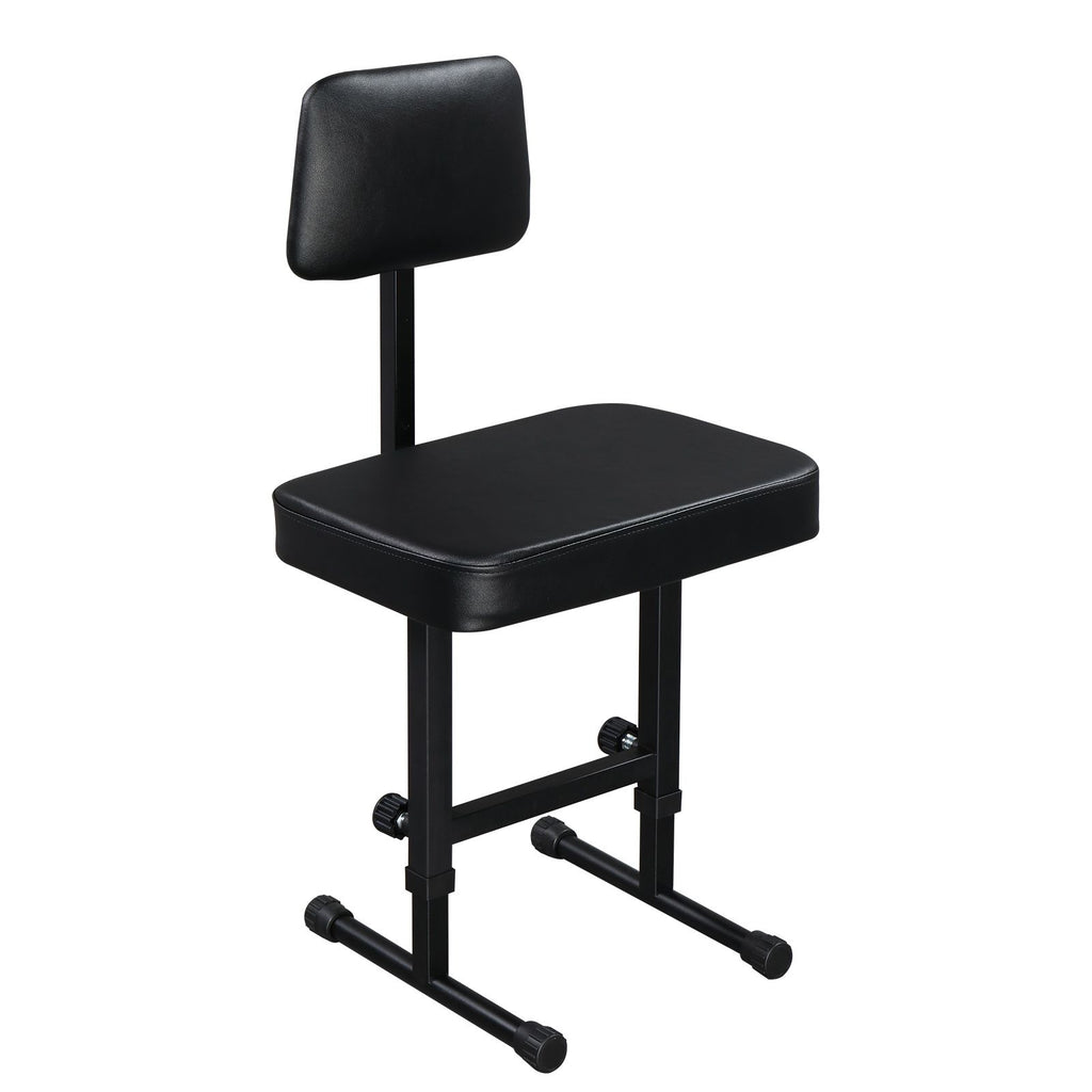 [Do Not Sell on Amazon] Electric Keyboard Piano Padded Cushion Leather Bench with lazyback for Musicians Use at The Show or at Home
