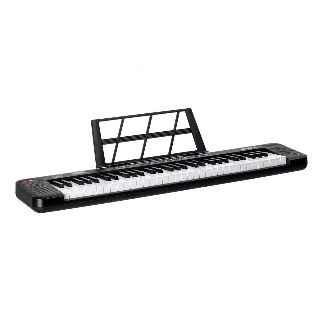 [Do Not Sell on Amazon] GEP-109 61 Key Lighting Keyboard with Piano Stand, Piano Bench, Built In Speakers, Headphone, Microphone, Music Rest, LED Screen, 3 Teaching Modes for Beginners