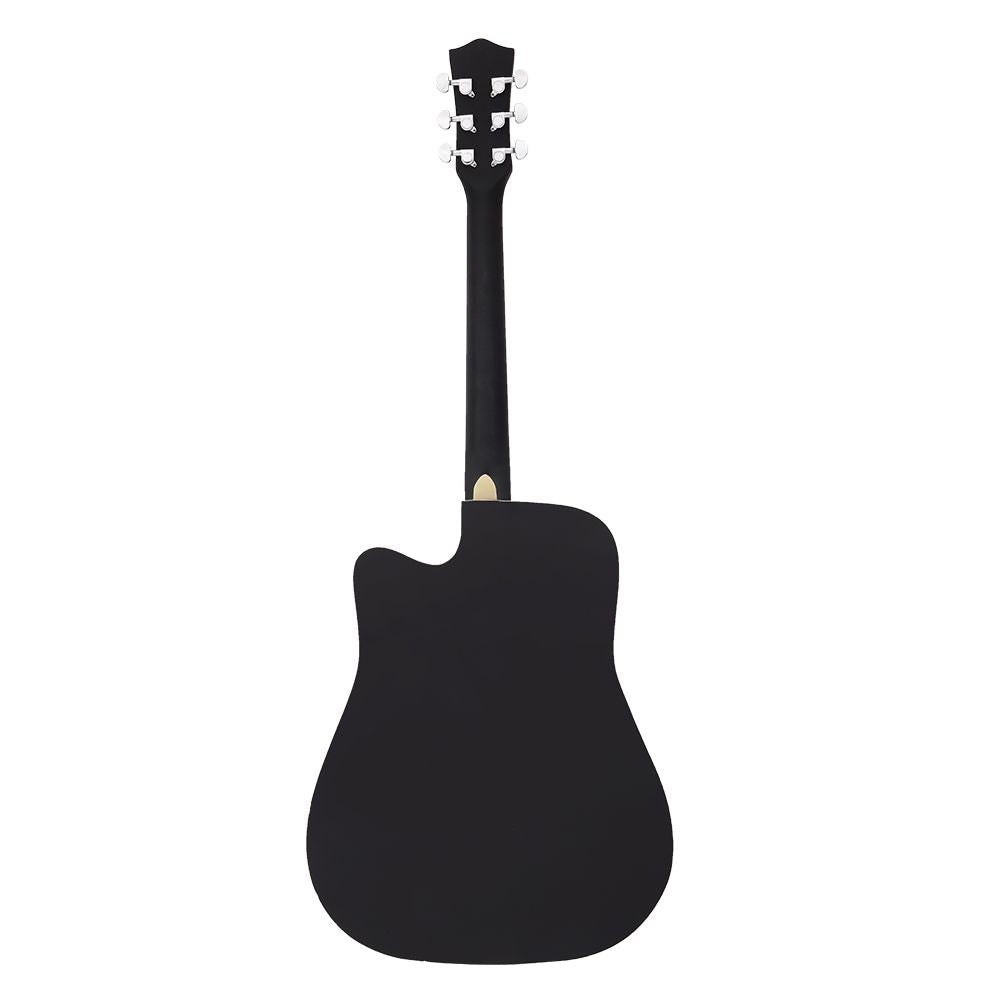 [Do Not Sell on Amazon] GT502 41-Inch Notch Spruce Panel Matte Edging Folk Guitar Bag Shield Wrench Black