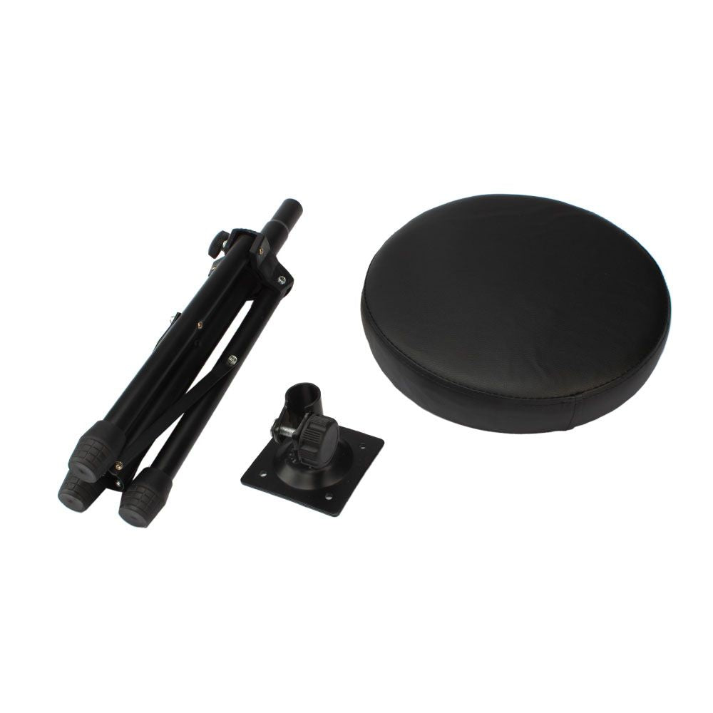 [Do Not Sell on Amazon] Non-adjustable Folding Percussion Drum Stool Round Seat