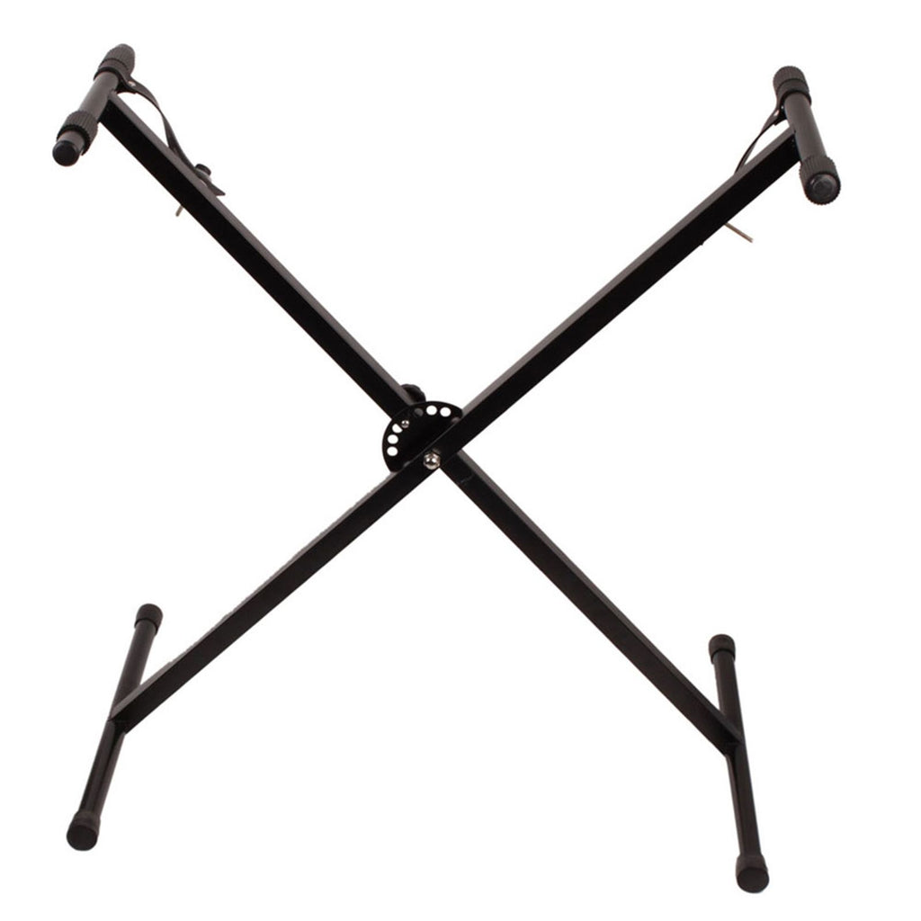 [Do Not Sell on Amazon] Single-tube X-type Keyboard Stand Black